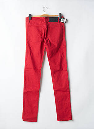 Jeans coupe slim stretch taille normale rouge CHEAP MONDAY femme