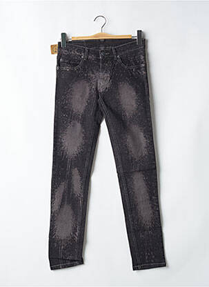 Jeans coupe slim broderie rivets taille normale gris CHEAP MONDAY femme