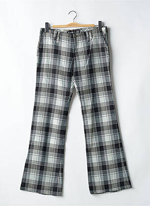 Pantalon chino tissage popeline taille normale noir FREEMAN T.PORTER femme