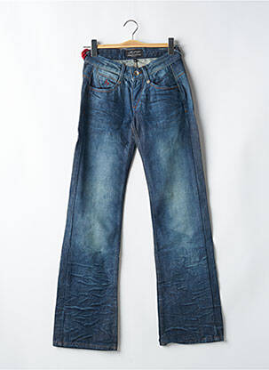 Jeans coupe droite stretch taille basse bleu FREEMAN T.PORTER femme