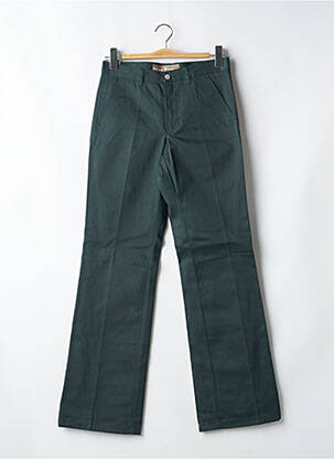 Pantalon chino tissage popeline taille normale vert FREEMAN T.PORTER homme