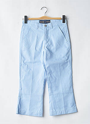 Pantacourt tissage popeline taille normale bleu FREEMAN T.PORTER femme