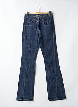 Jean coupe flare taille normale taille normale bleu TEDDY SMITH femme