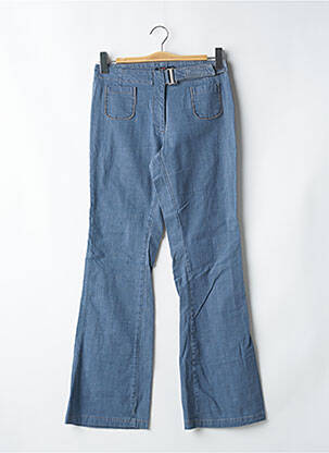 Jeans coupe droite taille normale taille normale bleu TEDDY SMITH femme