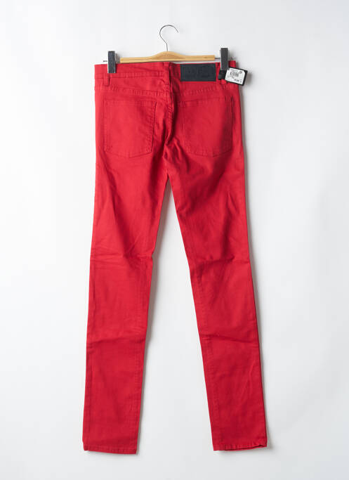 Jeans coupe slim rouge CHEAP MONDAY pour femme