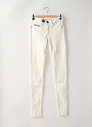 Jeans skinny taille normale taille normale blanc DONOVAN femme