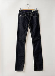 Jeans coupe droite stretch taille basse bleu DIESEL femme
