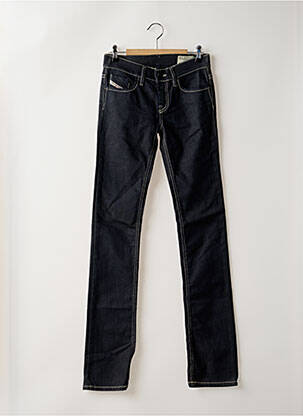 Jeans coupe droite stretch taille basse bleu DIESEL femme