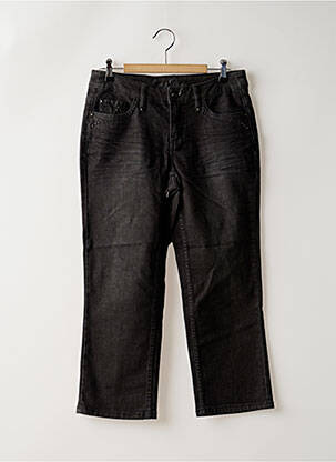 Jeans coupe droite stretch taille normale noir ESPRIT femme