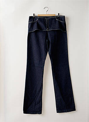 Jeans coupe droite stretch taille normale bleu FORNARINA femme