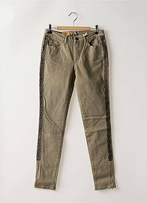 Jeans coupe slim slim taille normale vert LAB(DIP) femme