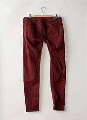 Pantalon slim rouge LE TEMPS DES CERISES pour femme seconde vue