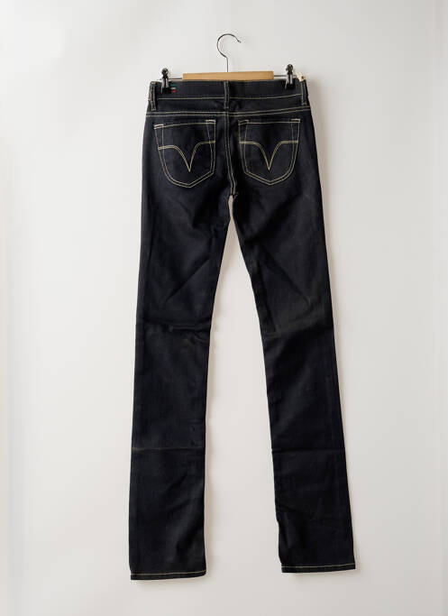 Jeans coupe droite stretch taille basse bleu DIESEL femme
