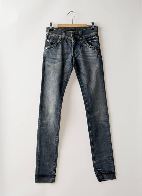 Jeans coupe slim stretch taille normale bleu MISS SIXTY femme