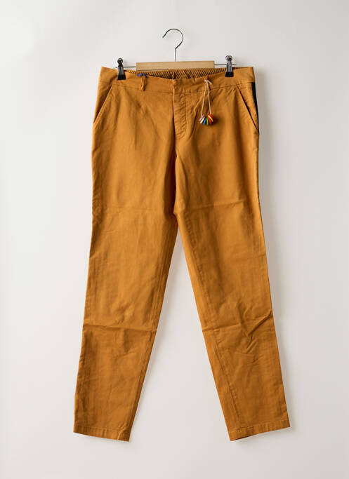 Pantalon chino marron LEON & HARPER pour femme