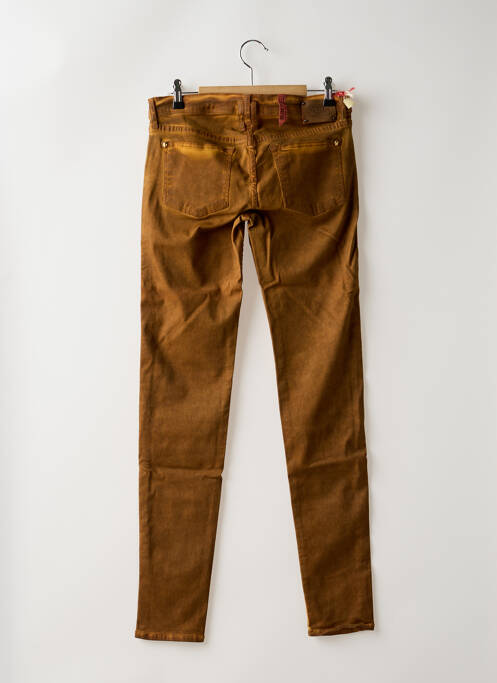 Pantalon slim marron LE TEMPS DES CERISES femme