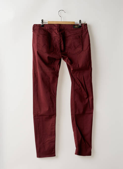 Pantalon slim rouge LE TEMPS DES CERISES pour femme