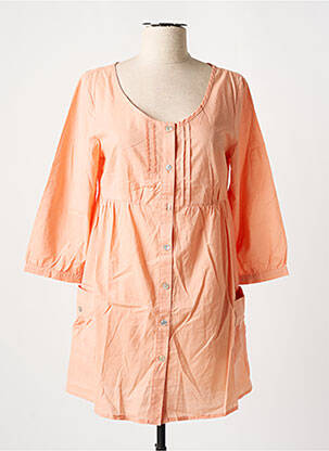 Robe mi-longue rose ICHI femme