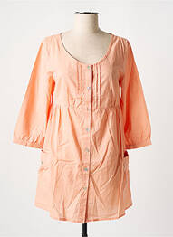 Robe mi-longue rose ICHI femme