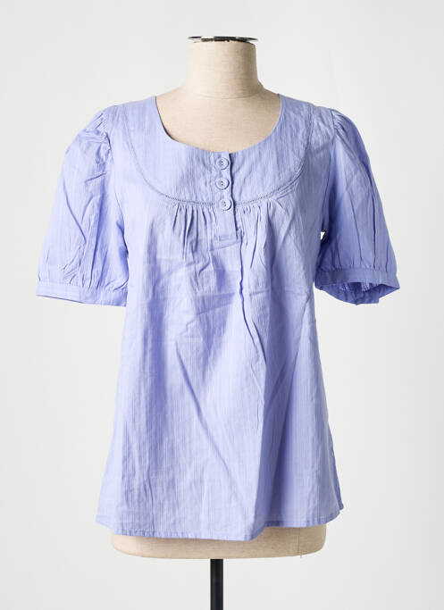 Blouse violet ICHI pour femme