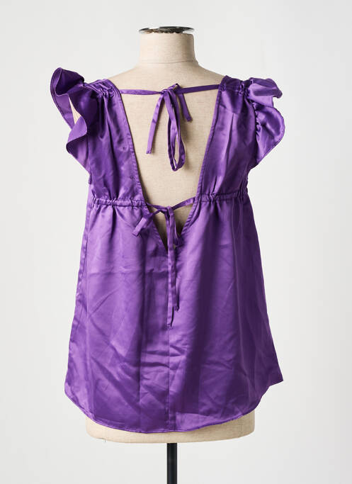 Top violet ICHI pour femme