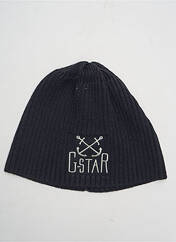 Bonnet noir G STAR pour homme seconde vue