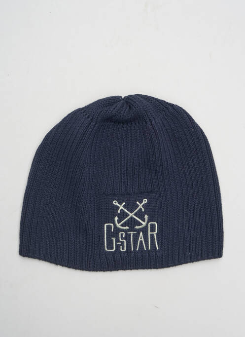 Bonnet bleu G STAR pour homme