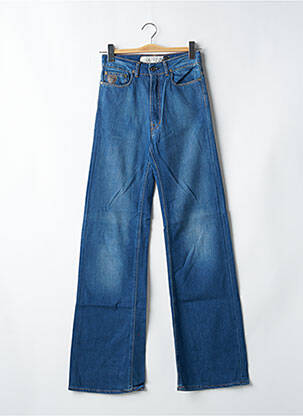 Jeans coupe large stretch taille haute bleu APRIL 77 femme