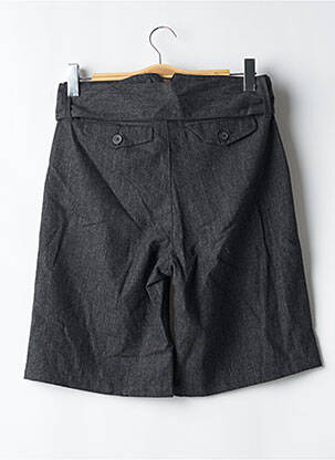 Bermuda taille à pinces taille haute gris AEM'KEI femme