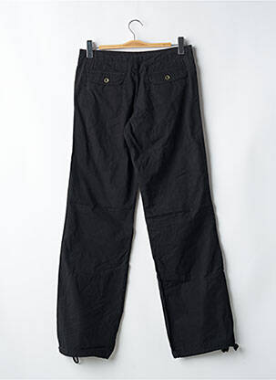 Pantalon large fermeture zippée sous rabat boutonné taille normale noir AEM'KEI femme