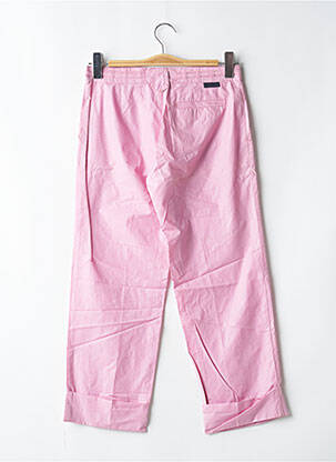 Pantacourt coupe droite taille normale rose BE YOU K femme