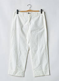 Pantacourt coupe droite taille normale blanc BE YOU K femme