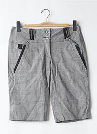 Bermuda coupe chino taille normale gris BILL TORNADE femme