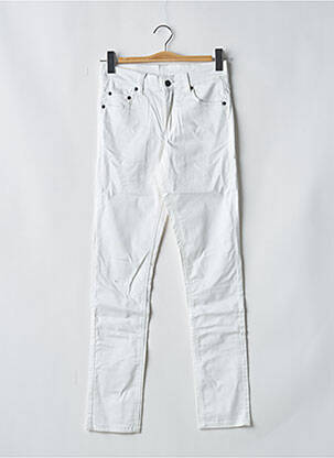 Pantalon slim stretch taille normale blanc CHEAP MONDAY femme