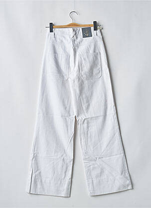 Jeans coupe large taille haute taille haute blanc CHEAP MONDAY femme