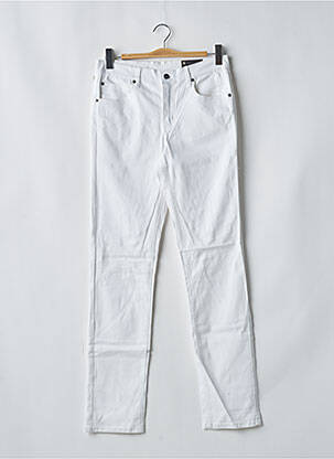 Pantalon droit stretch taille normale blanc CHEAP MONDAY femme