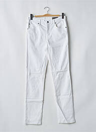 Pantalon droit stretch taille normale blanc CHEAP MONDAY femme