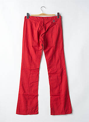 Pantalon flare taille normale taille normale rouge CIMARRON femme