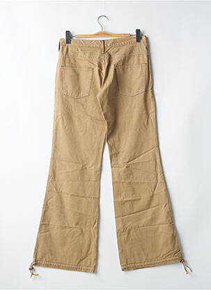 Pantalon flare taille normale taille normale beige CIMARRON femme