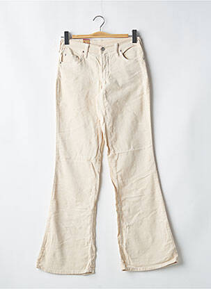 Pantalon flare stretch taille normale beige CIMARRON femme