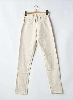 Pantalon slim taille haute taille haute beige CIMARRON femme