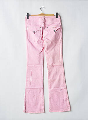 Pantalon flare stretch taille normale rose CIMARRON femme