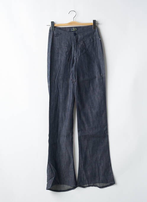 Pantalon flare taille haute taille haute bleu BE YOU K femme