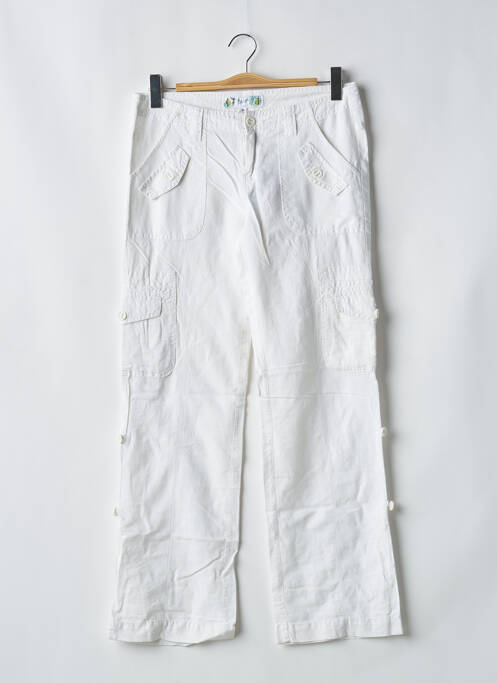 Pantalon droit blanc BLEND SHE pour femme