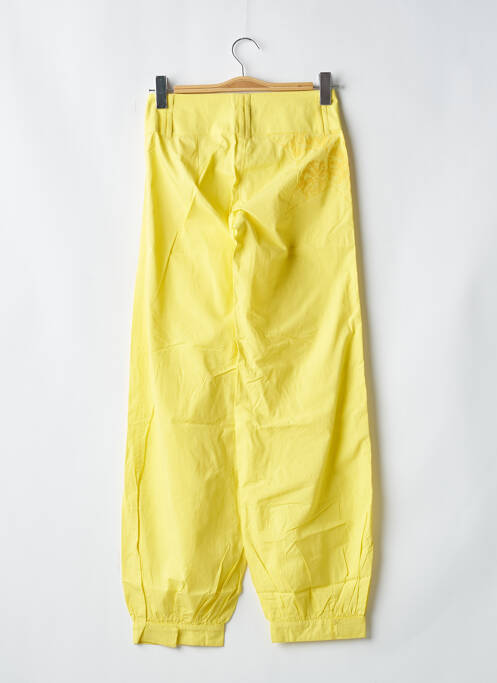 Pantalon droit jaune BE YOU K pour femme