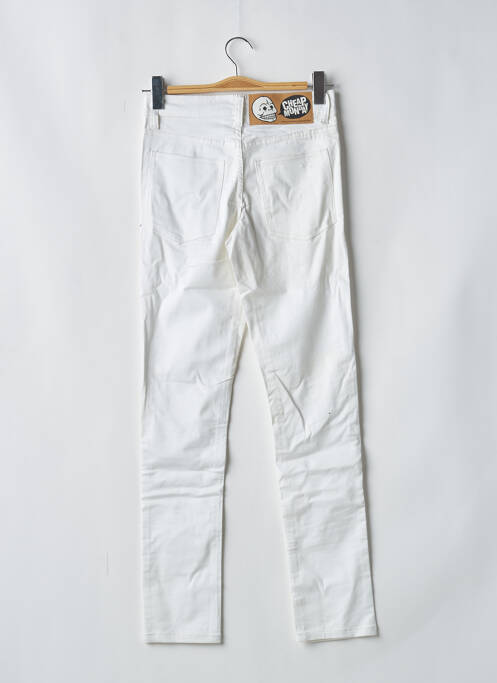 Pantalon slim blanc CHEAP MONDAY pour femme