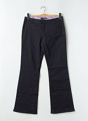 Pantalon 7/8 tissage popeline taille basse noir VOLCOM femme