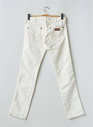 Jeans coupe slim stretch taille basse beige WRANGLER femme