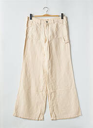 Pantalon flare taille normale taille normale beige CIMARRON femme