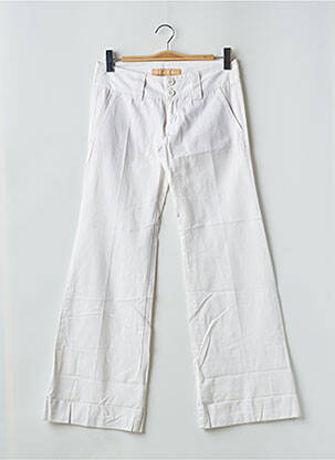 Pantalon flare taille basse taille basse beige FREEMAN T.PORTER femme